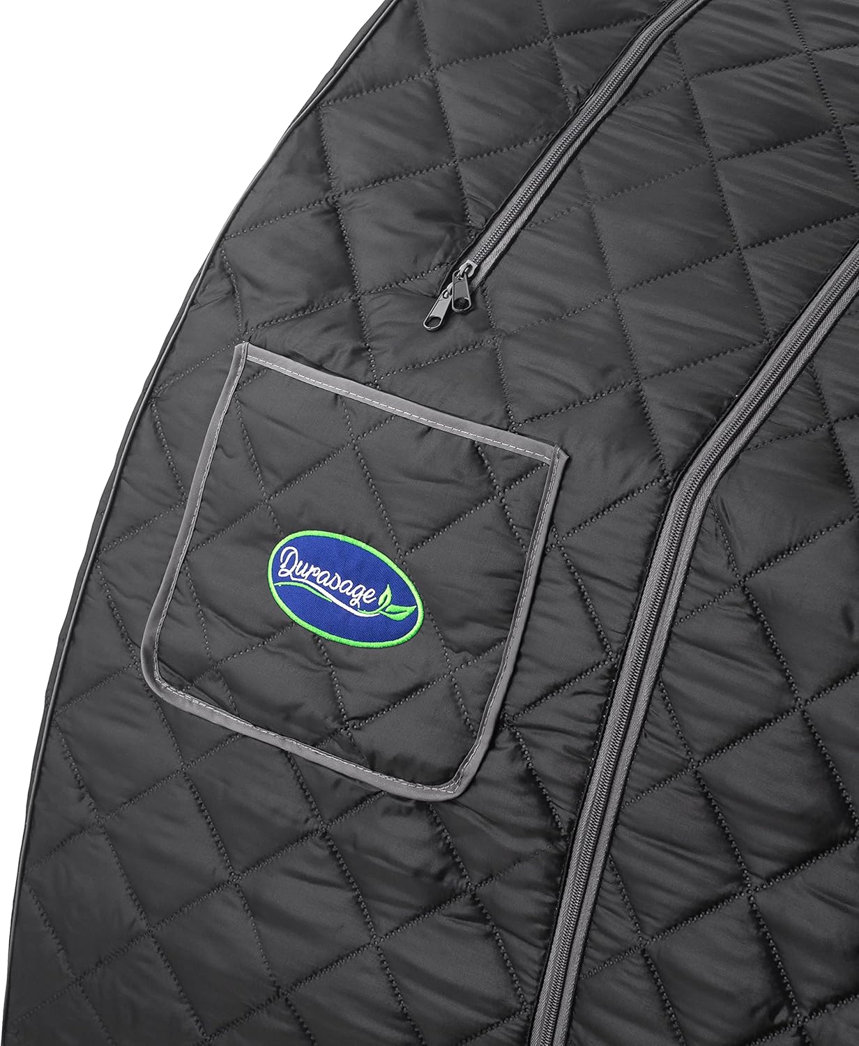 Durasage Lightweight Portable Personal Steam Sauna Spa for Relaxation at Home, 60 Minute Timer, 800 Watt Steam Generator, Chair Included (Black)